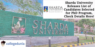 Sharda University Releases List of Candidates Selected for PhD Program, Check Details Here!